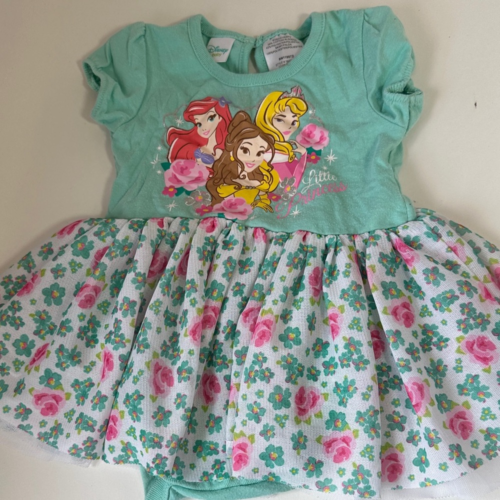 Disney baby princess tutu dress romper size 18 months
